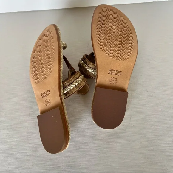Johnston & Murphy Women's Tan Sandals 6 1/2 woman’s - Picture 5 of 9